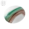 Glass Memory Pebble - Earth - Aqua Brown