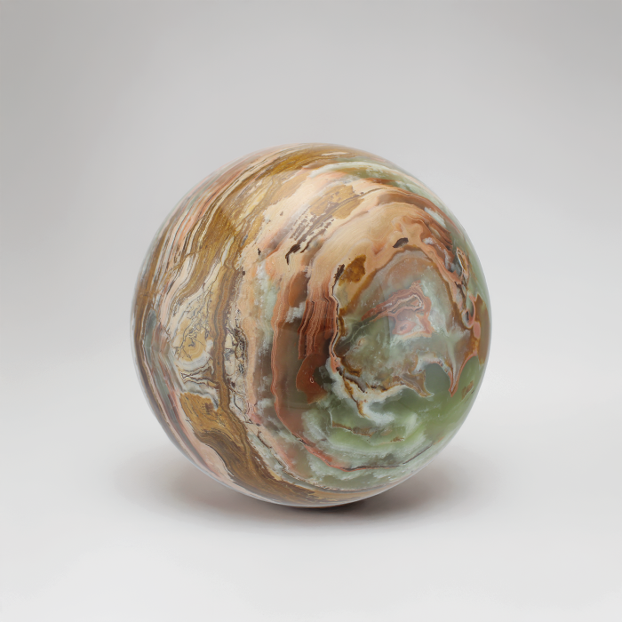 Green Onyx Sphere Urn - Earth - Image 6