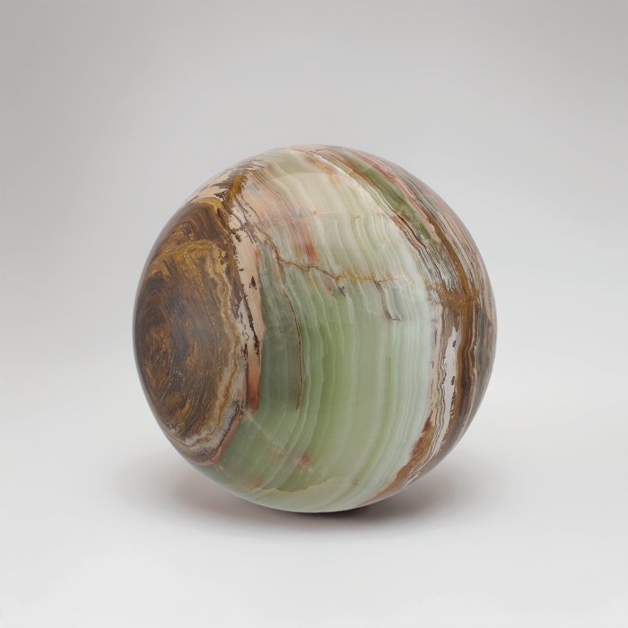 Green Onyx Sphere Urn - Earth - Image 5