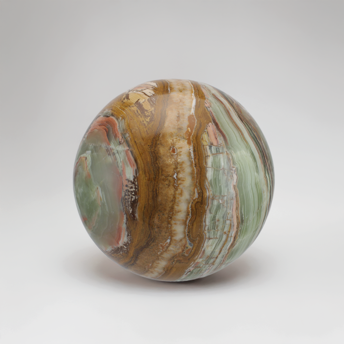 Green Onyx Sphere Urn - Earth - Image 4