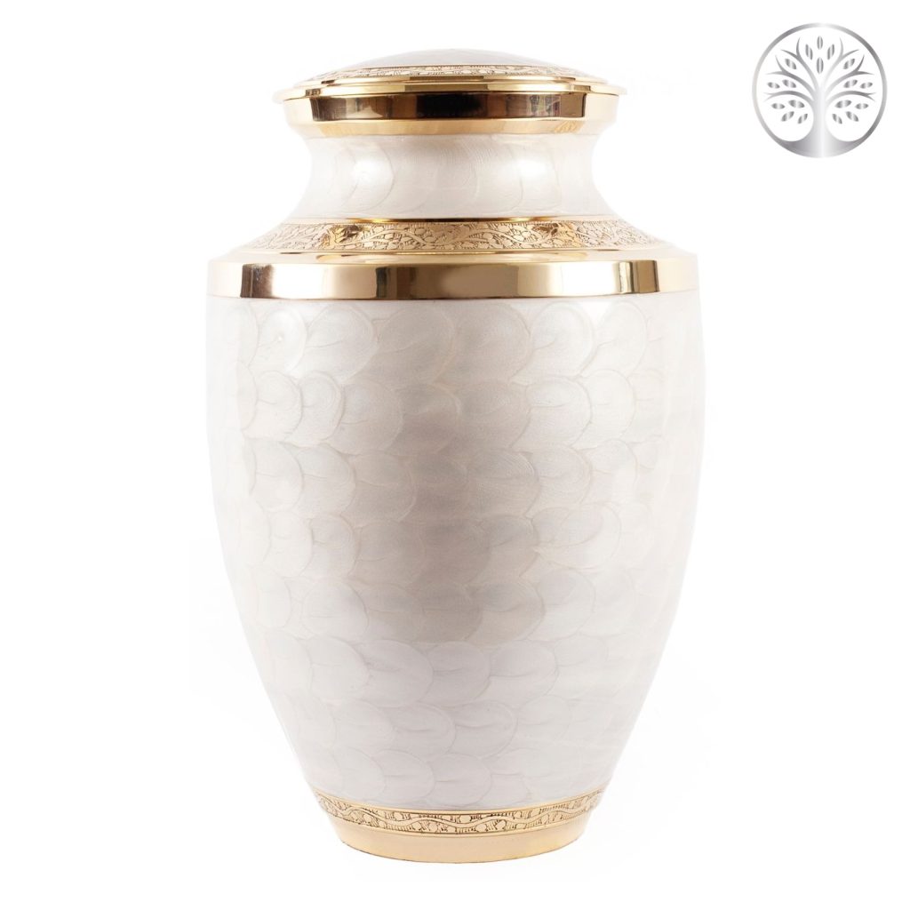 Large Sympathy Gold Brass Urn (4.5L) - Yarwood Memorial Products