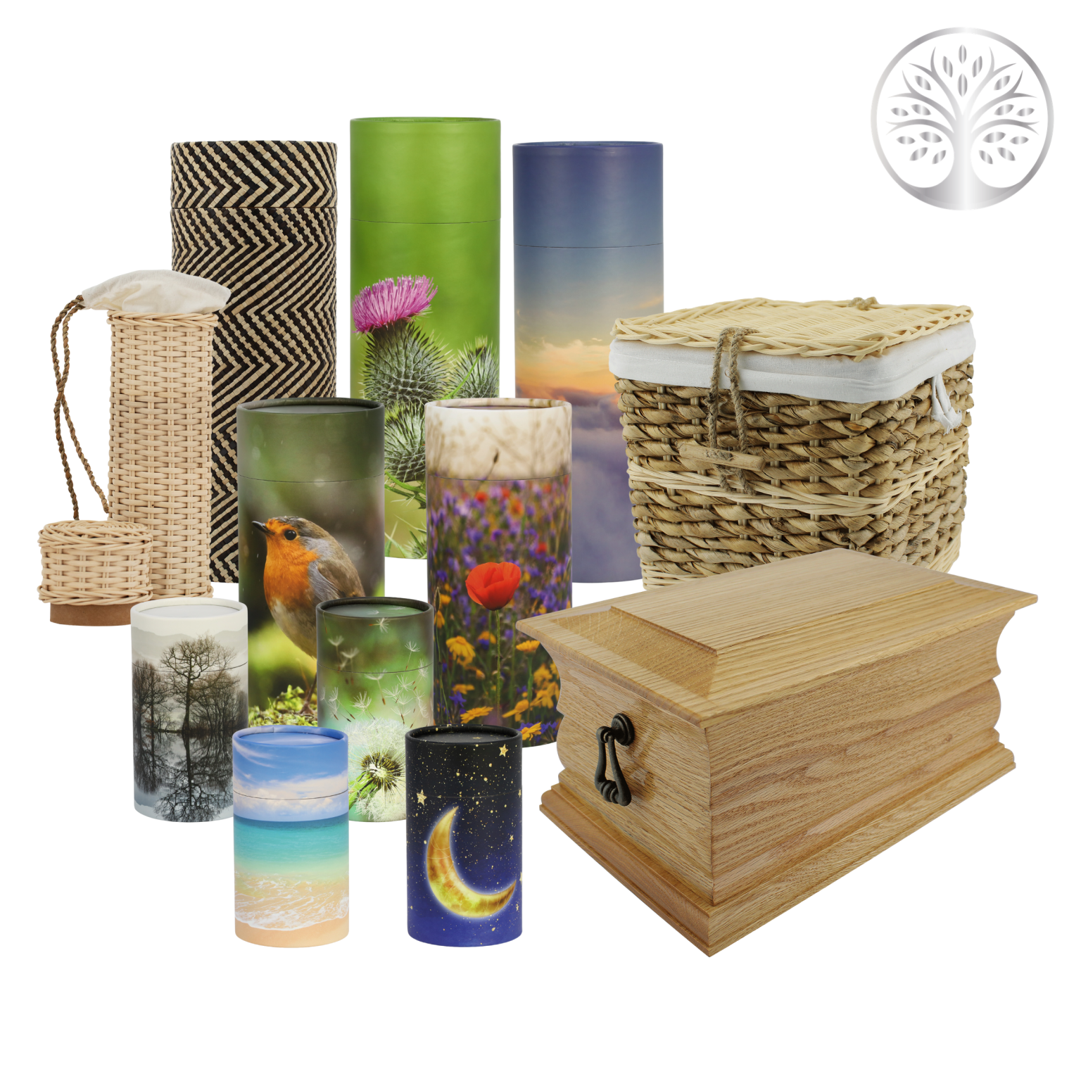 Tubes & Caskets Display Package - Yarwood Memorial Products