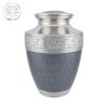 French Grey Tranquility Brass Urn