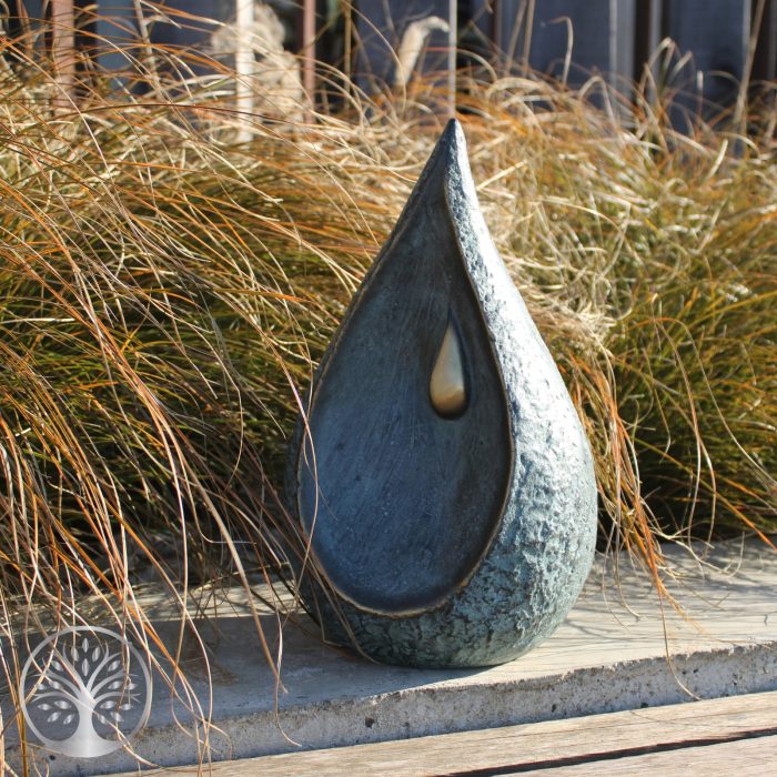 Bronze Urn - Golden Teardrop - Image 4